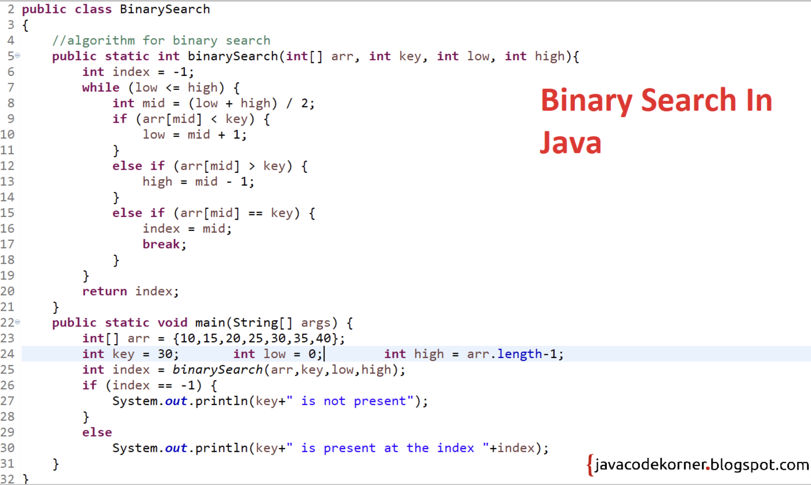 binarysearch